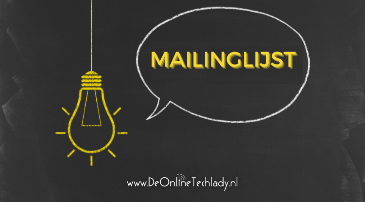 Bloggen helpt bij het opbouwen van een mailinglijst